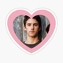 Jess Mariano Heart Sticker
