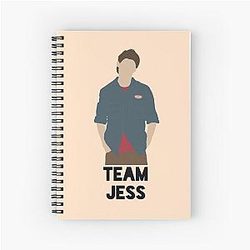 Team Jess - Jess Mariano Spiral Notebook