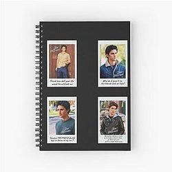 Jess Mariano Sticker Set T-Shirt Spiral Notebook