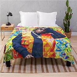 JID Portrait Artwork Throw Blanket