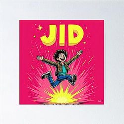 JID - Explosive Comic Hero Poster