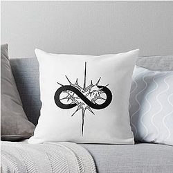 JID Merch Spike Tour Throw Pillow