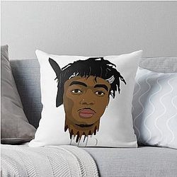 JID Portrait Throw Pillow