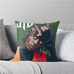 JID Graphic Throw Pillow