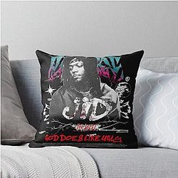 JID - God Does Like Ugly Throw Pillow
