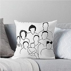 The Never Story JID Alternative Cover Throw Pillow