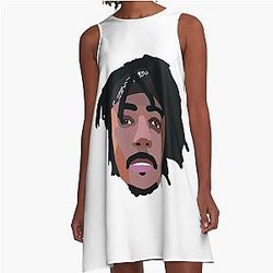JID Portrait A Line Dress