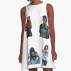 JID Sticker Set A-Line Dress