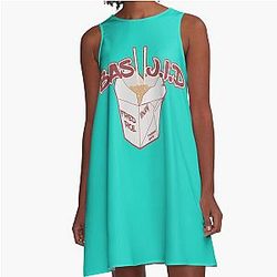 Bas JID Fried Rice A Line Dress