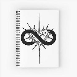 JID Merch Spikest Tour Spiral Notebook