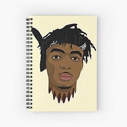 J.I.D Portrait Spiral Notebook