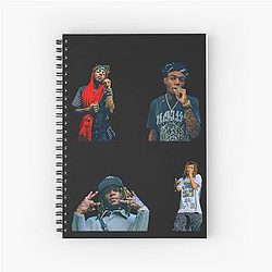 JID Sticker Set T-Shirt Spiral Notebook