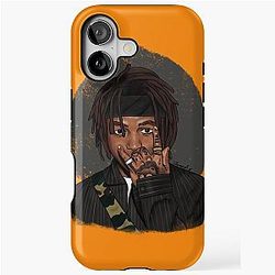 JID  Hannah Ledford Orange iPhone Case