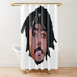 JID Portrait Shower Curtain