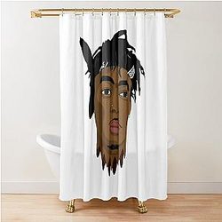 JID Portrait Shower Curtain