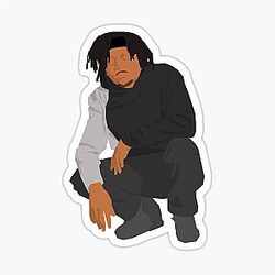 Minimalist JID Sticker