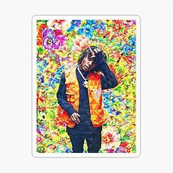 JID portrait artwork sticker