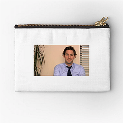 Jim Halpert Merch For Fans Jim Halpert Zipper Pouches