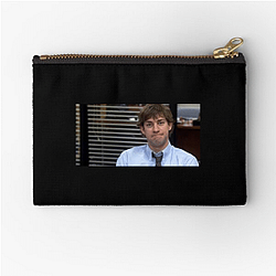 Jim Halpert Merch Jim Halpert Zipper Pouches