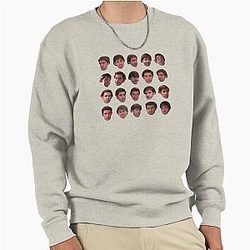 The Many Faces of Jim Halpert Pullover Sweatshirt