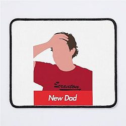JIM HALPERT New Dad - Dunder Mifflin Mousepad