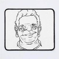 Jim Halpert Portrait Mouse Pad