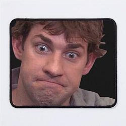 Jim Halpert Mouse Pad
