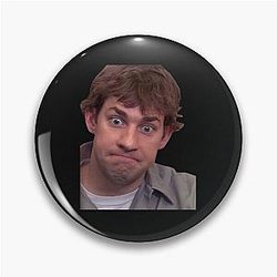 Jim Halpert Uncomfortable Pin