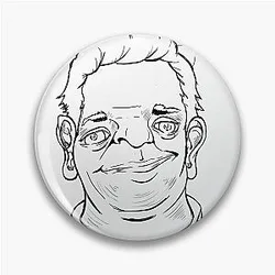 Jim Halpert Portrait Pin