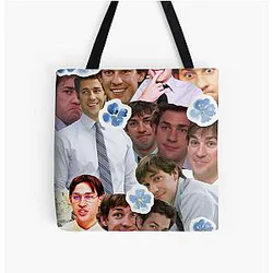 Jim Halpert Collage Tote Bag