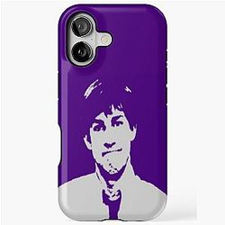 Jim Halpert Purple Pop Art iPhone Case