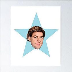 Jim Halpert American Star Poster