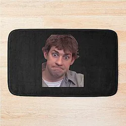 Jim Halpert Uncomfortable Bathmat