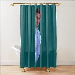 Jim Halpert Pullover Shower Curtain