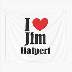 I Heart  Jim  Halpert Tapestry