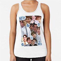 Jim Halpert Racerback Tank Top
