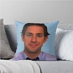 Jim Halpert Throw Pillow
