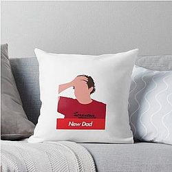 JIM HALPERT NEW DAD Dunder Mifflin Throw Pillow