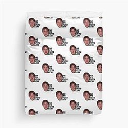 The Office - Jim Halpert, Bears, Beets and Battlestar Galactica Duvet Cover