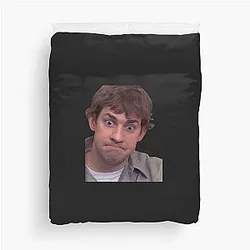 Jim Halpert Uncomfortable Duvet Cover