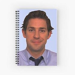 Jim Halpert Spiral Notebook