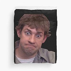 Jim Halpert Uncomfortable Duvet Cover