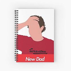 JIM HALPERT NEW DAD Dunder Mifflin Notebook