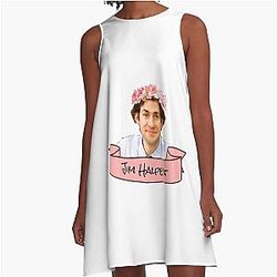 Jim Halpert flower crown A-Line Dress