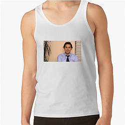 Jim Halpert Merch For Fans Jim Halpert Tank Tops