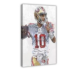 Jimmy Garoppolo Canvas Poster Bedroom Office Decor Gift Frame 12x18inch or 30x45cm