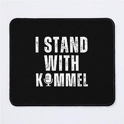 I Stand with Jimmy Kimmel Free Speech Mousepad