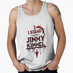 I Stand With Jimmy Kimmel Man Show Tank Top