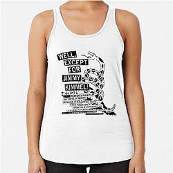 Don't Tread on Me Jimmy Kimmel Racerback Tank Top