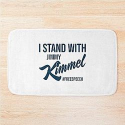 I Stand with Jimmy Kimmel Bath Mat